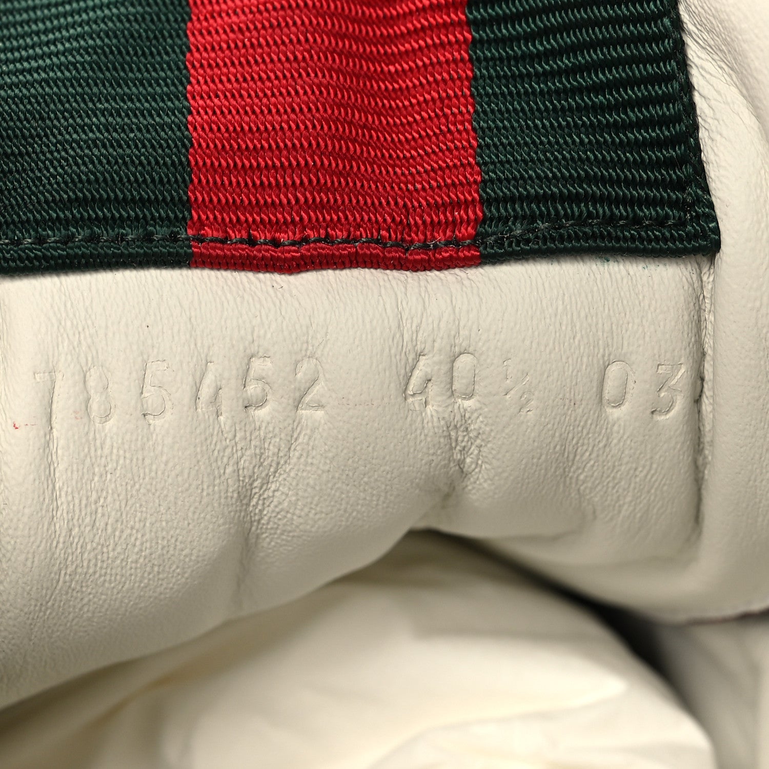 Gucci Calfskin GG Monogram Re-Web Womens Sneakers 40.5 Rosso Ancora 7 of 10