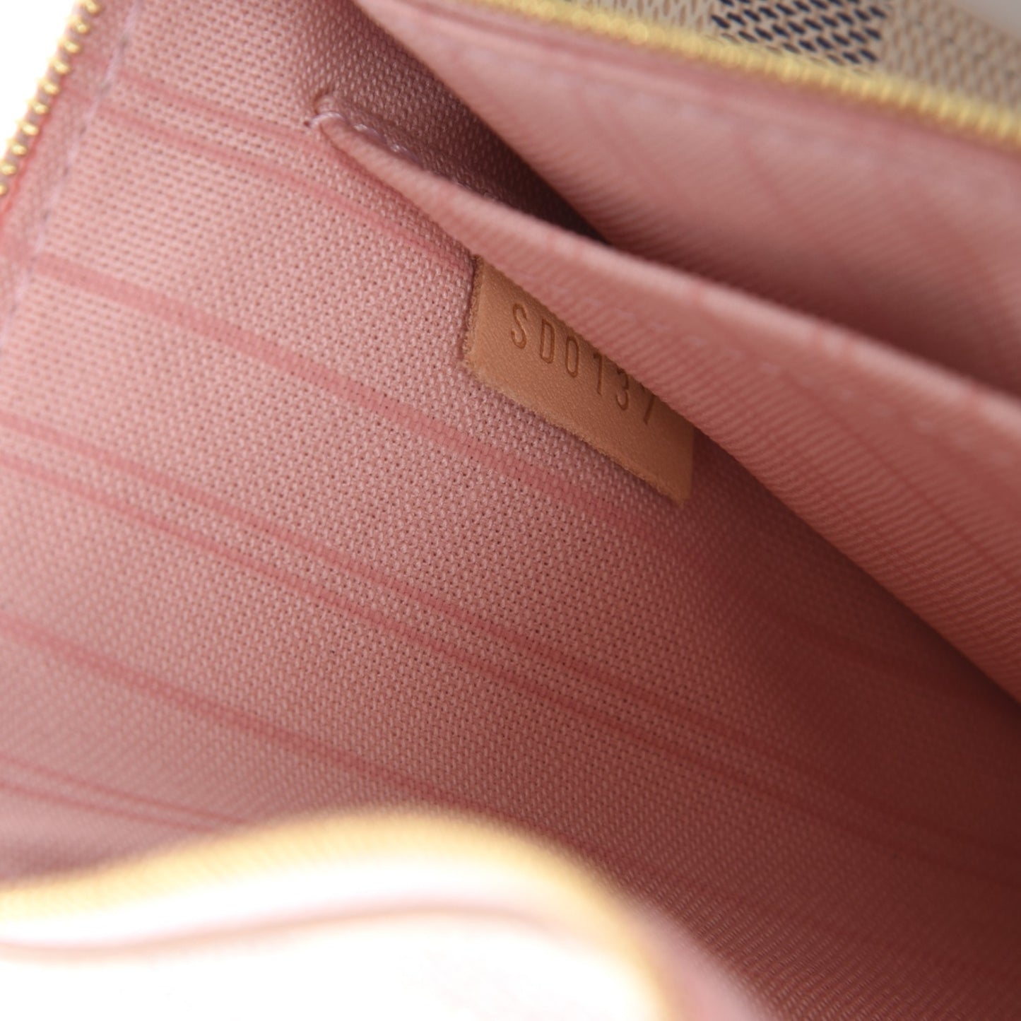 Damier Azur Neverfull MM GM Pochette Rose Ballerine