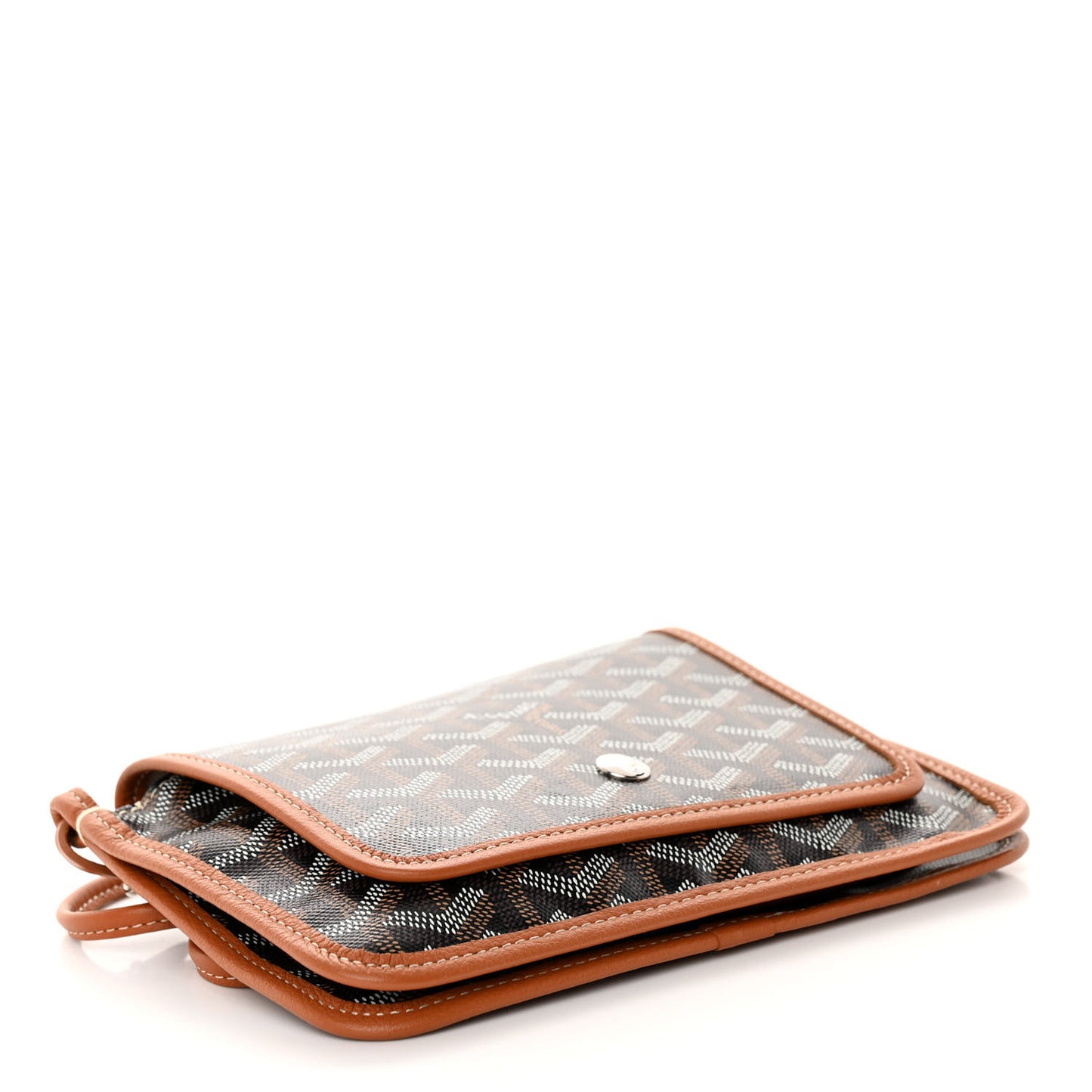 Goyardine Plumet Wallet Clutch Black Gold