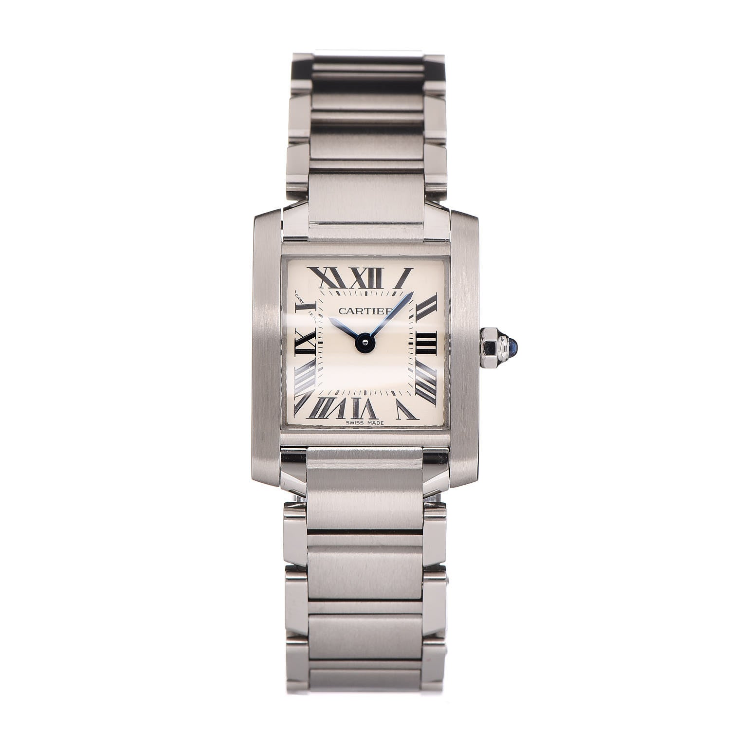Cartier Stainless Steel 20mm Tank Francaise Quartz Watch 1 of 7