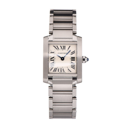 Cartier Stainless Steel 20mm Tank Francaise Quartz Watch 1 of 7