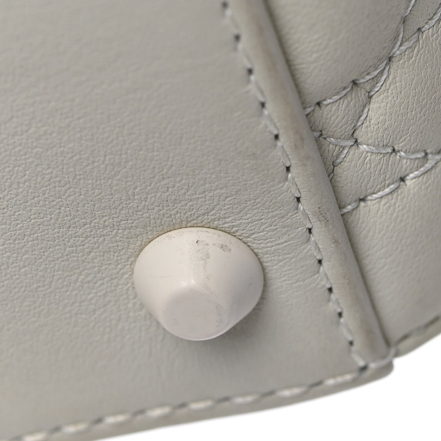 Christian Dior Ultra Matte Calfskin Cannage Mini Lady Dior White 20 of 20