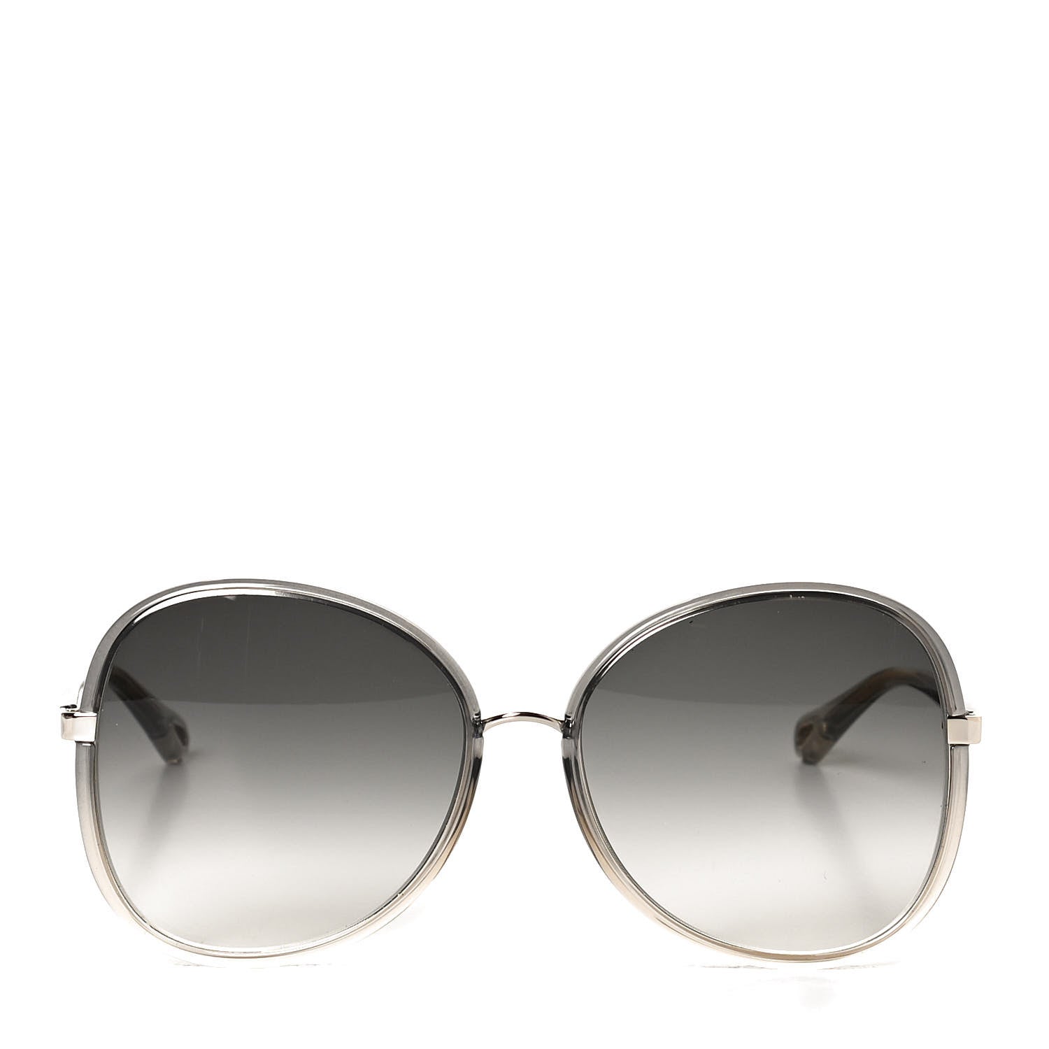 Chloe Oversized Round Sunglasses CH0030S Gold Grey 2 of 8