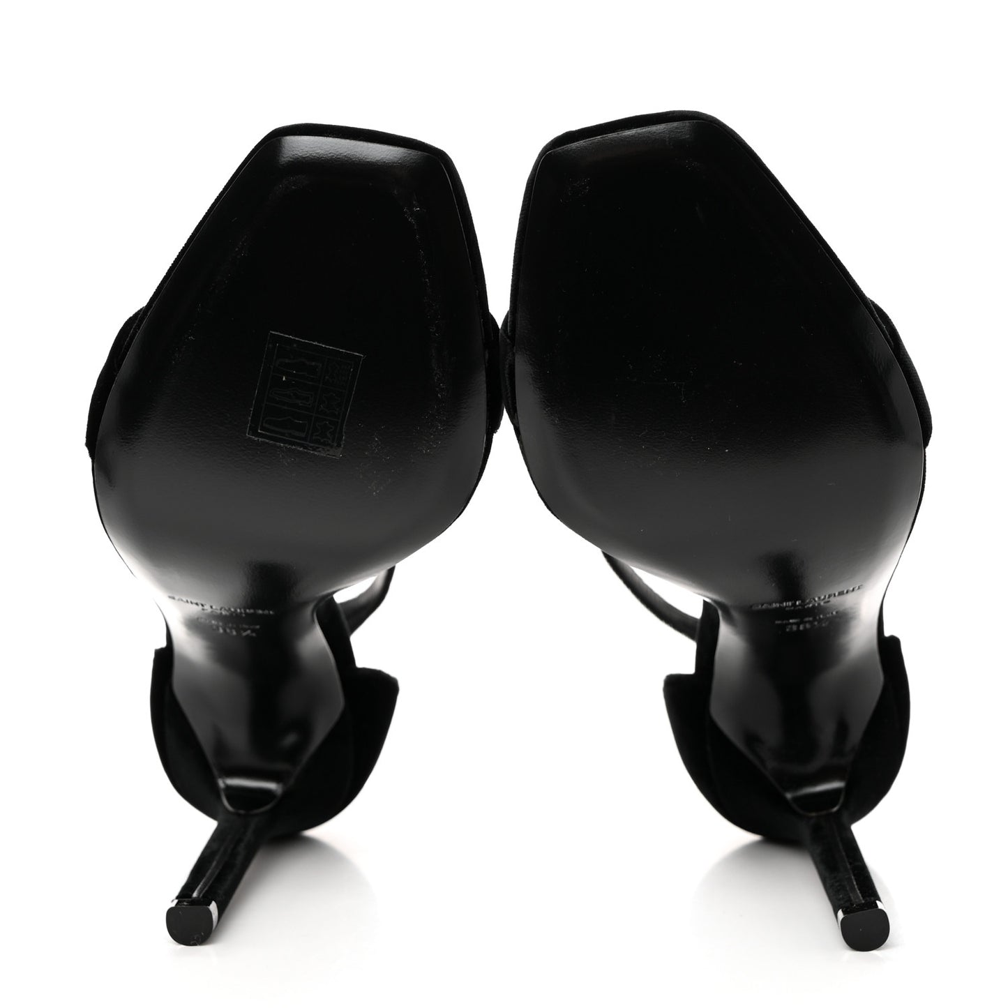 Velvet Amber 105 Ankle Strap Sandals 38.5 Black