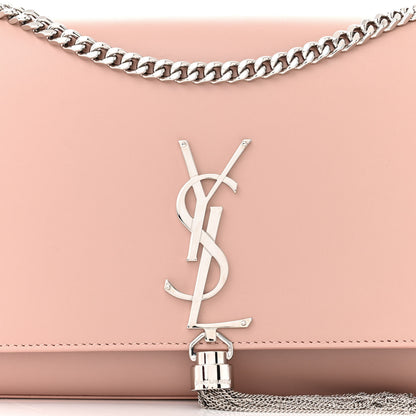 Saint Laurent Grain De Poudre Medium Classic Monogram Kate Tassel Satchel Pale Blush 8 of 10
