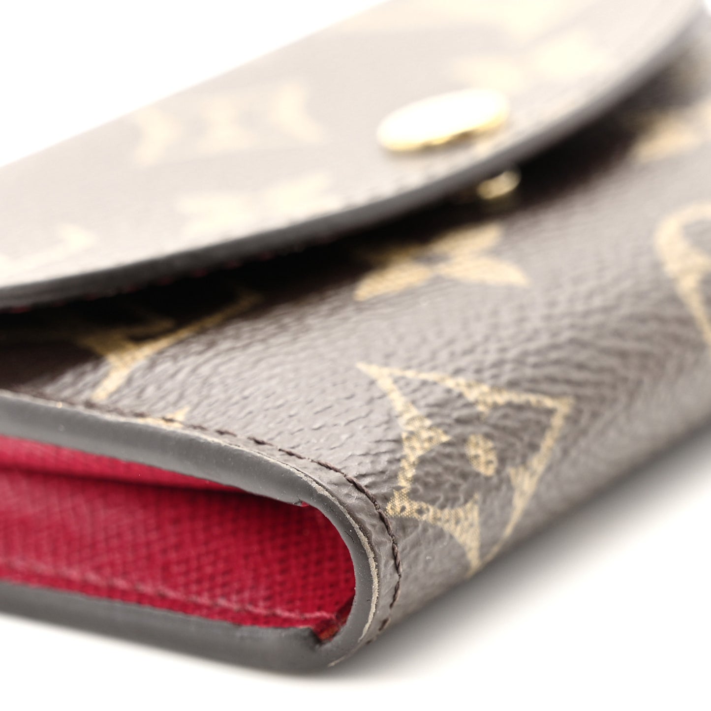 Monogram Rosalie Coin Purse Fuchsia