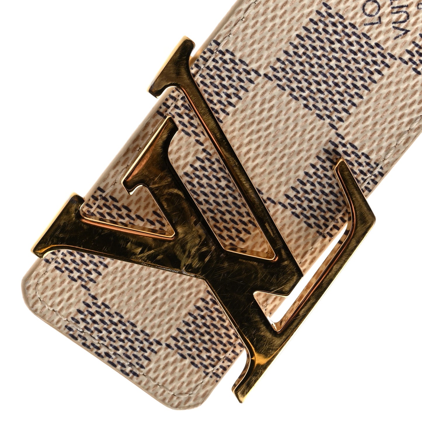 Damier Azur LV Initiales Belt 95 38