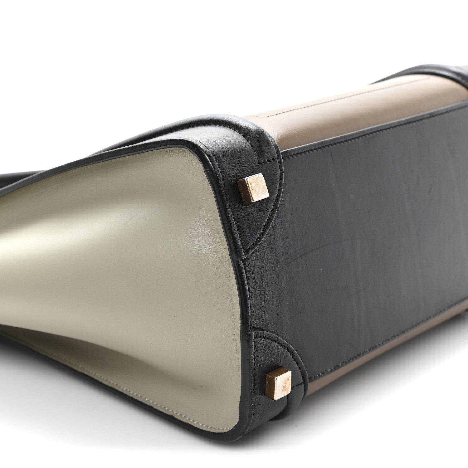 Celine Satin Smooth Calfskin Micro Tri-Color Luggage Dark Grey 8 of 12