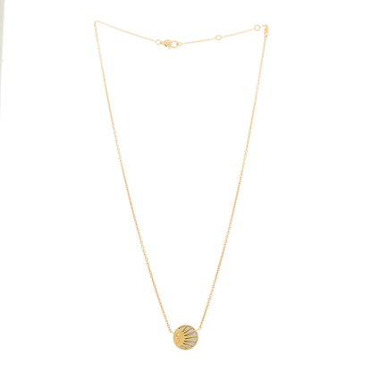 Christian Dior 18K Yellow Gold Diamond Black Onyx Mother of Pearl Rose Celeste Pendant Necklace 4 of 7