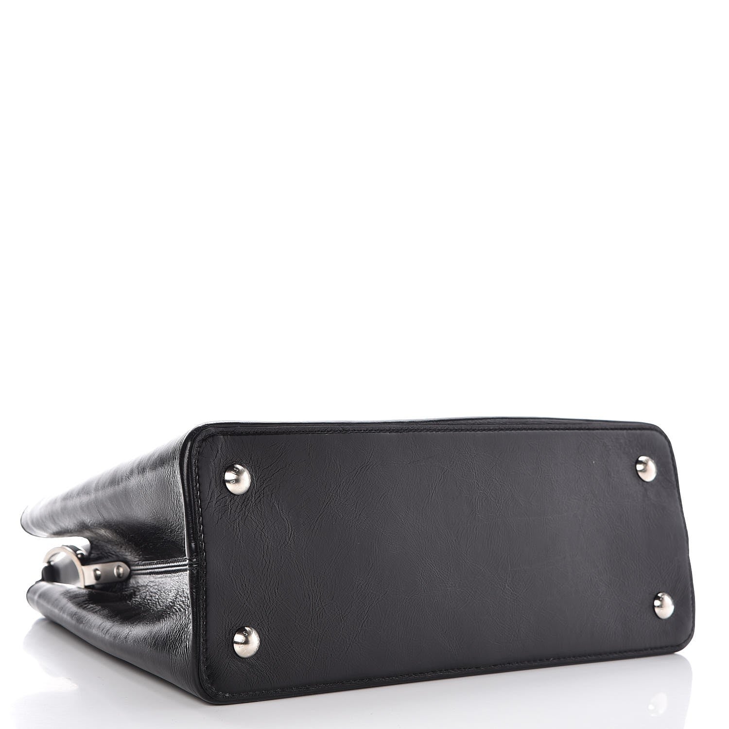 Louis Vuitton Taurillon Capucines MM Shiny Black 4 of 6