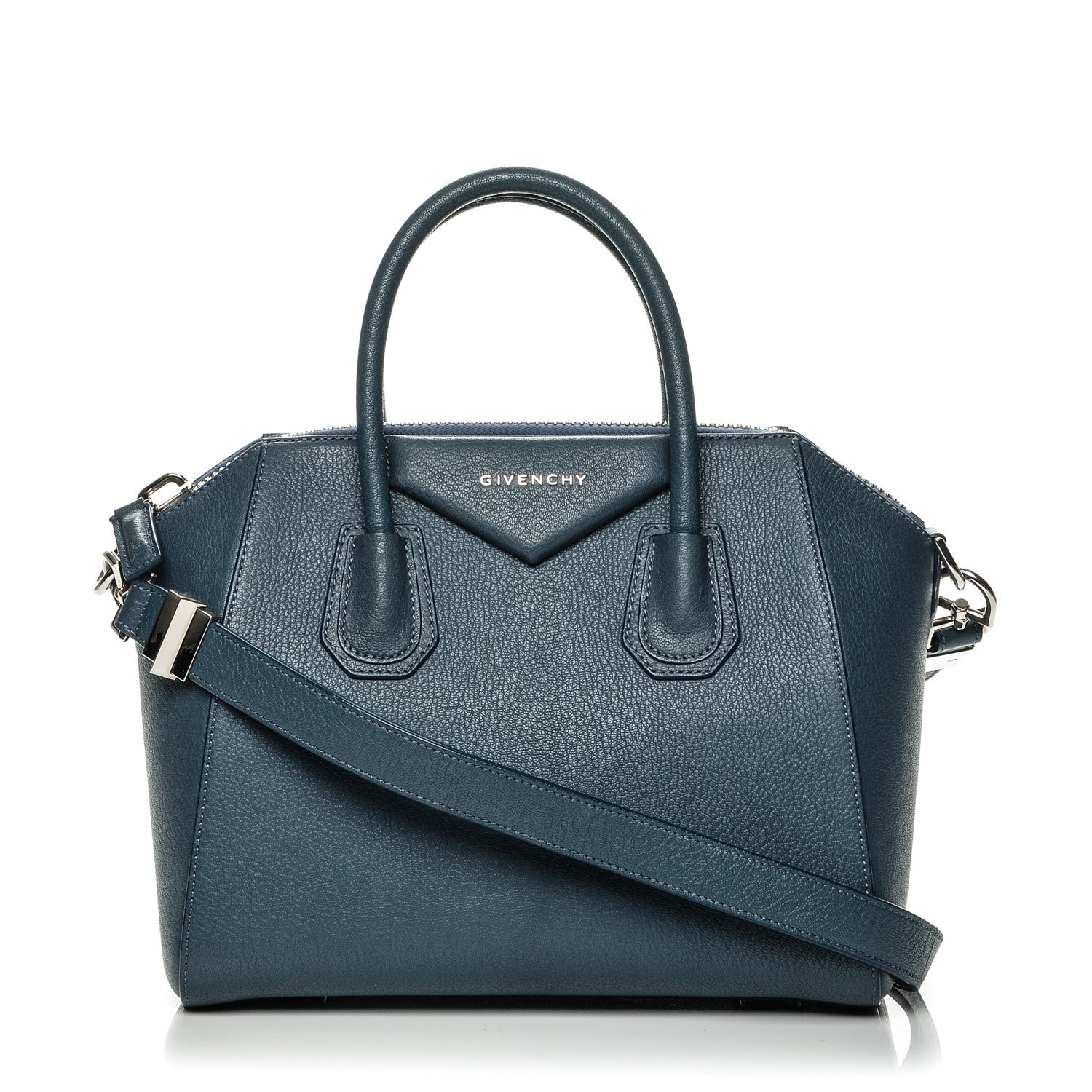 Givenchy Sugar Goatskin Small Antigona Mineral Blue 1 of 7
