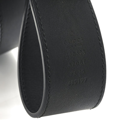 Gucci Calfskin Double G 40mm Belt 75 30 Black 4 of 4