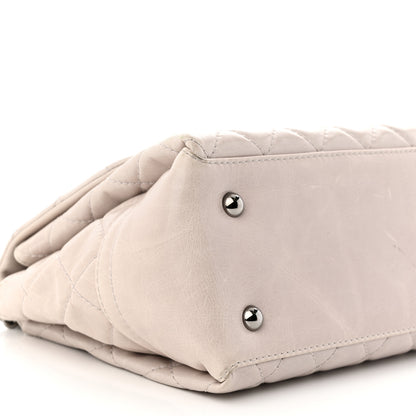 Chanel Glazed Calfskin Quilted Medium Lady Pearly Flap Light Beige 9 of 12