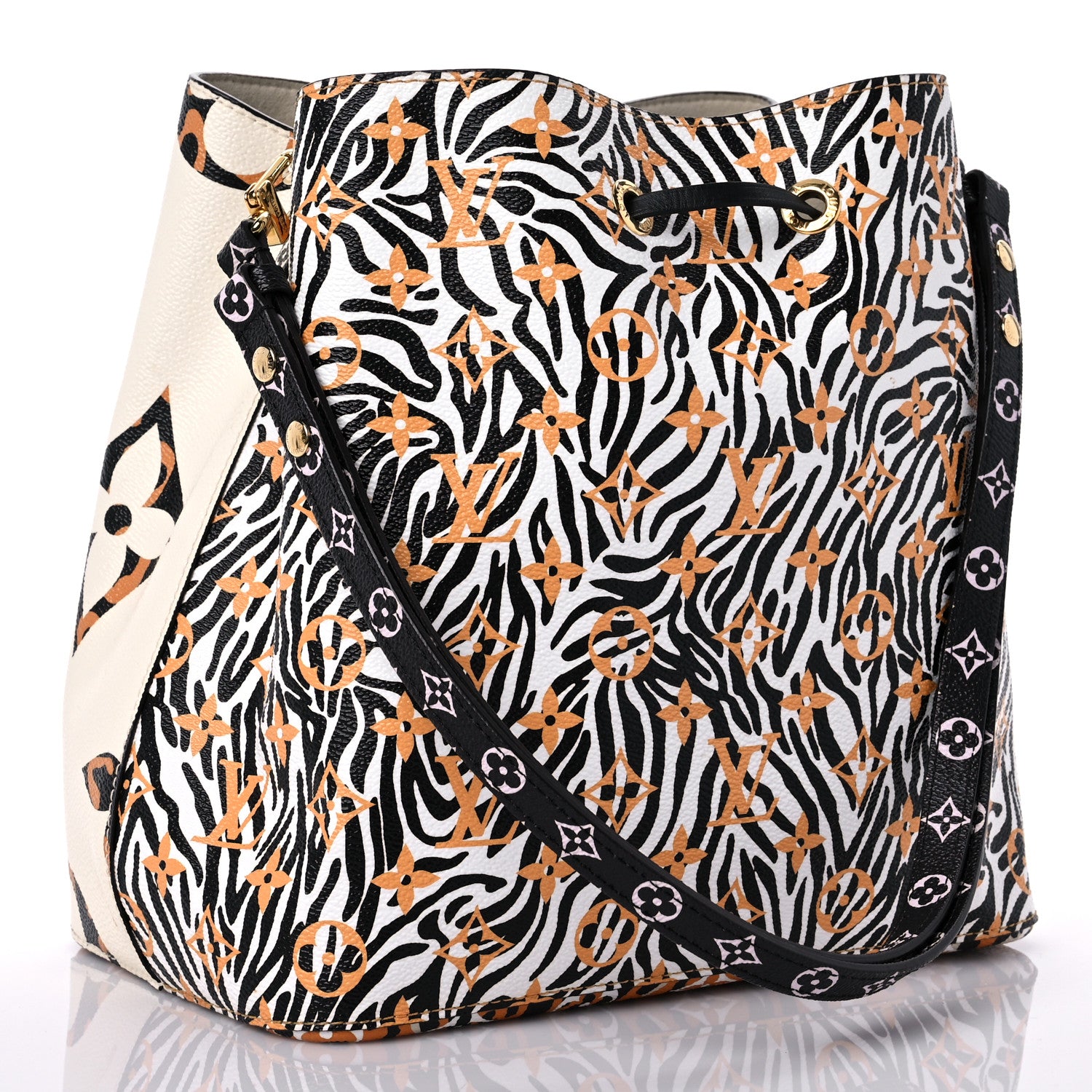 Louis Vuitton Monogram Giant Jungle NéoNoé Ivory 3 of 12