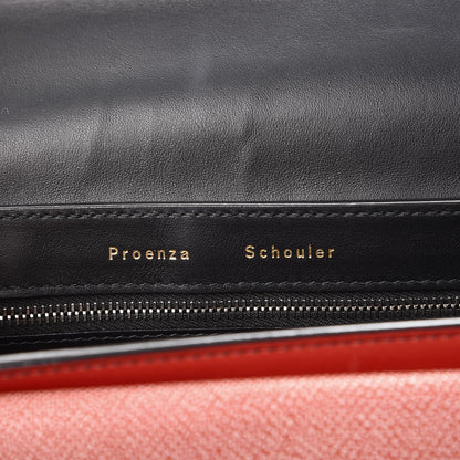 Proenza Schouler Calfskin Crocodile Embossed Minigrain Mini PS11 Classic Shoulder Bag Brick 6 of 8
