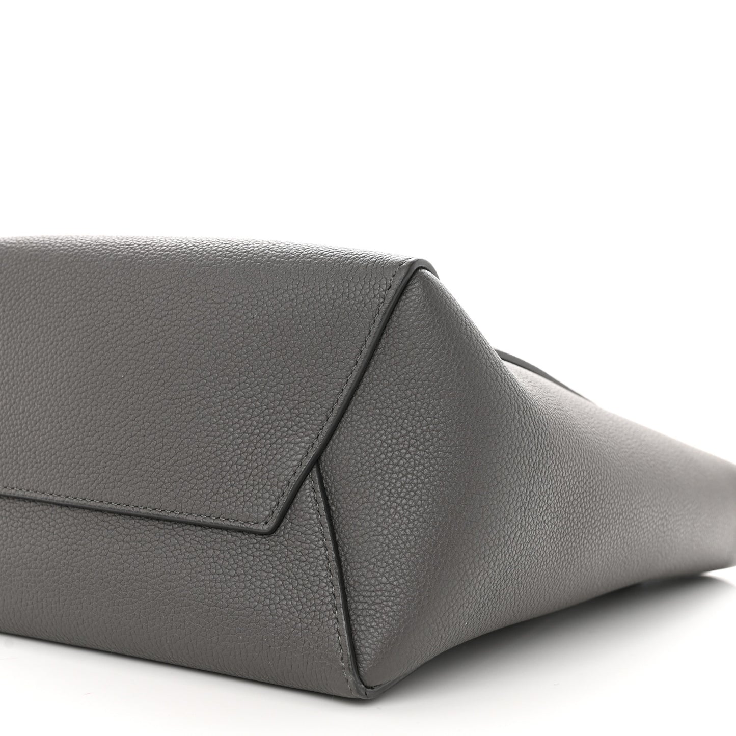 Soft Grained Calfskin Small Sangle Bucket Bag Kohl