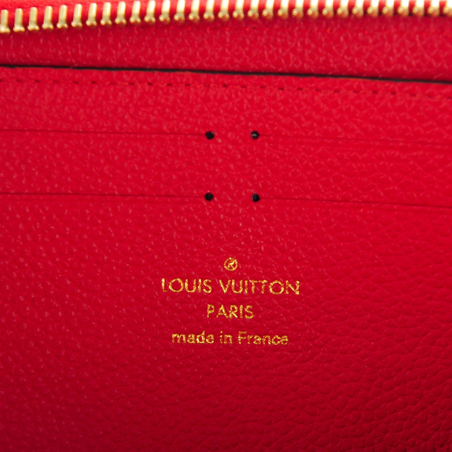 Louis Vuitton Empreinte Clemence Wallet Cherry 6 of 7