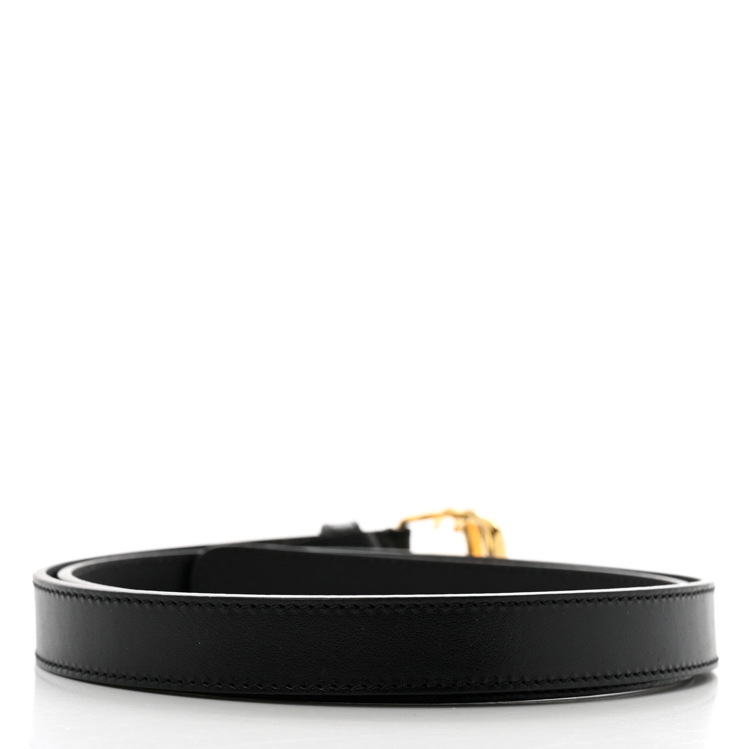 Gucci Calfskin Double G 20mm Belt 85 34 Black 2 of 7