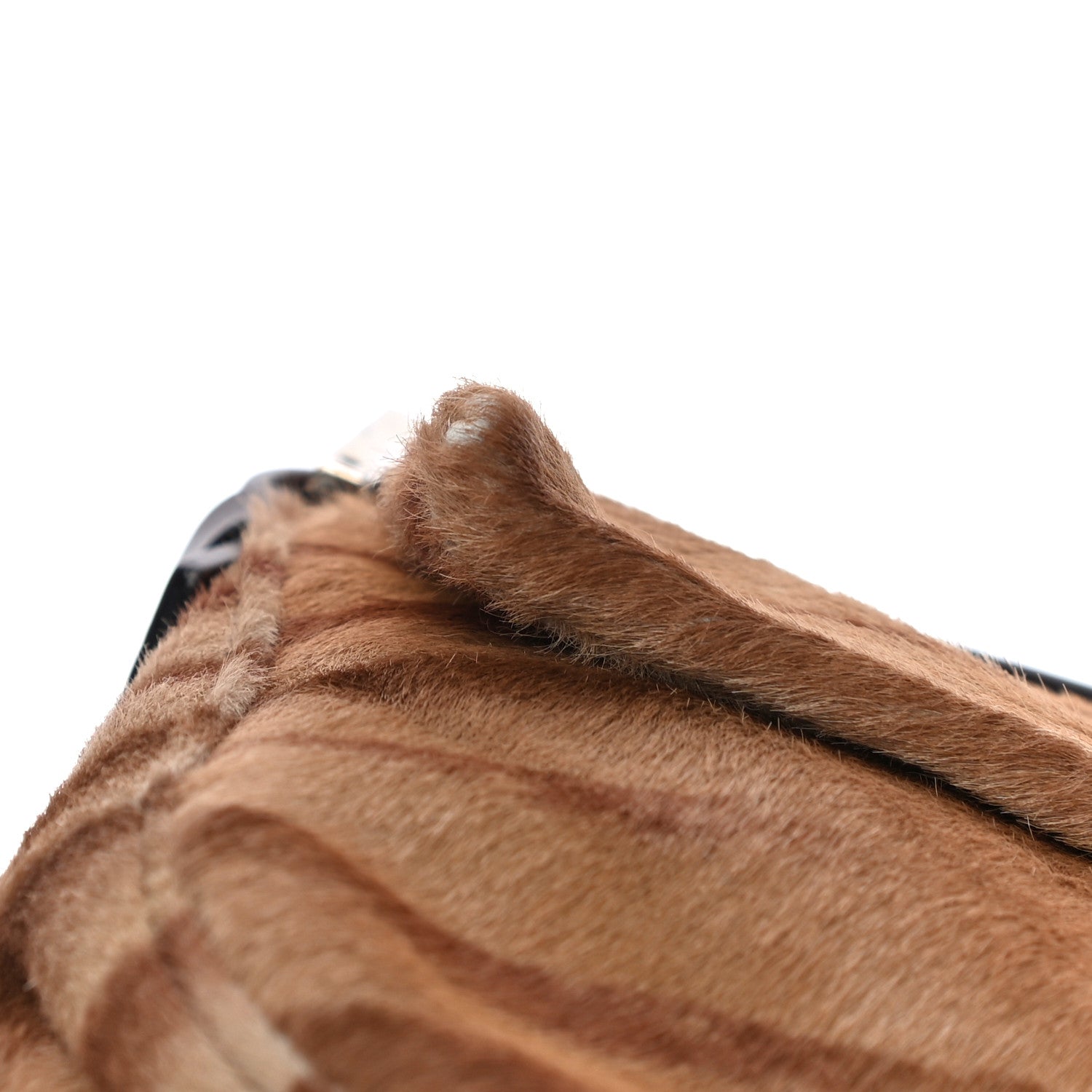 Fendi Calf Hair Zebra Print Baguette Brown 12 of 13