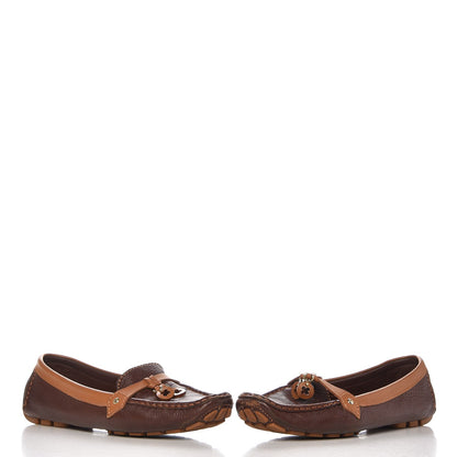 Louis Vuitton Calfskin Oxford Loafers 41 Brown Cognac 6 of 15