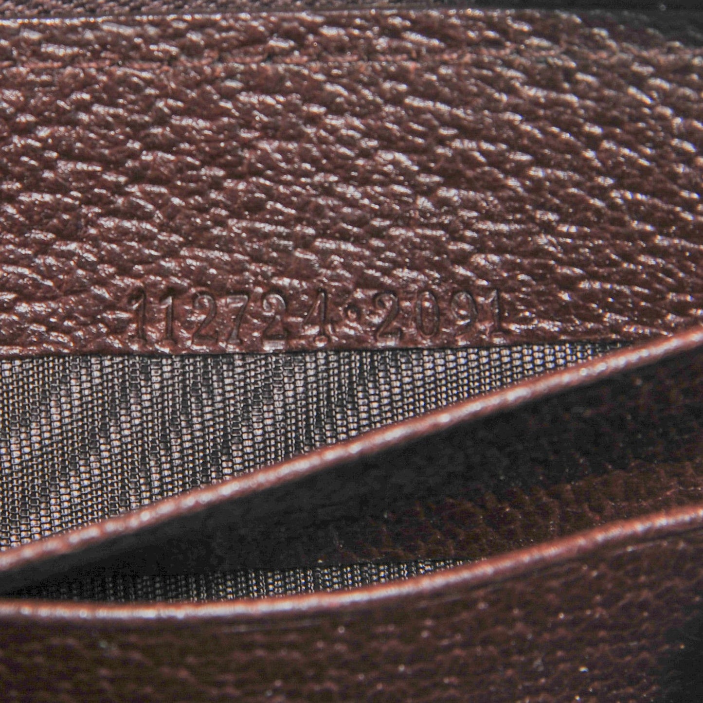 Monogram Metal Bar Zip Around Wallet Dark Brown