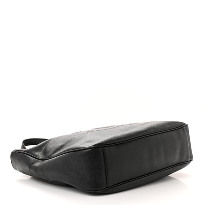 Chanel Caviar Large CC Shoulder Bag Black 4 of 14