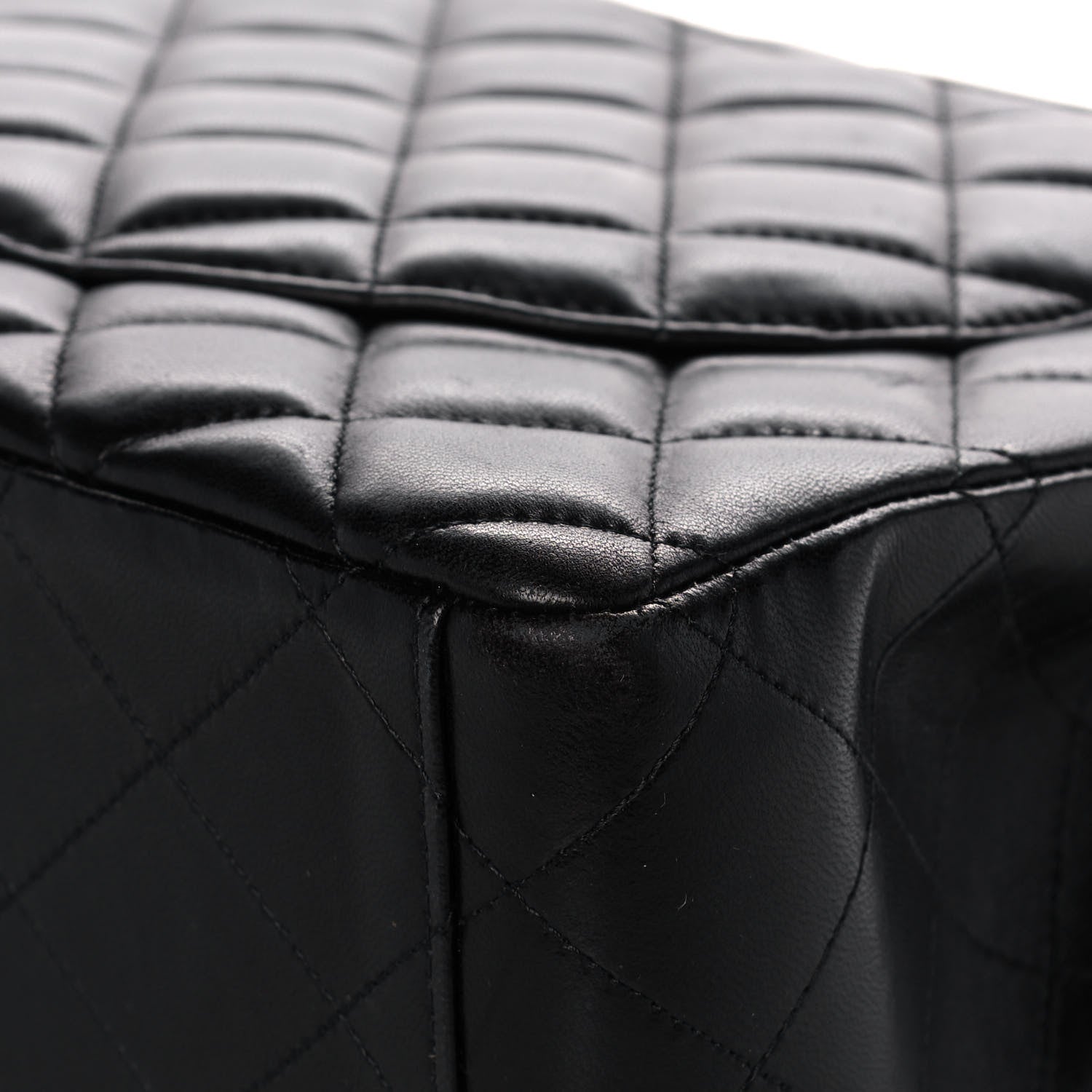 Chanel Lambskin Quilted Maxi Double Flap Black 12 of 17