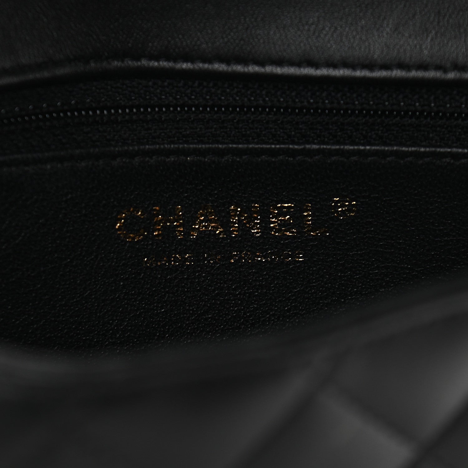 Chanel Lambskin Quilted Flap Clutch Black 6 of 9