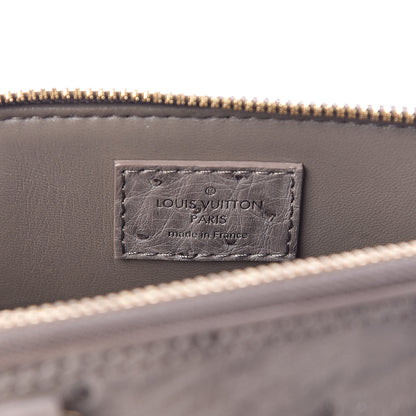 Louis Vuitton Ostrich Alma BB Gris 6 of 10
