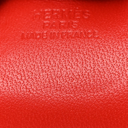 Hermes Milo Lambskin Grigri Rodeo Bag Charm PM Rouge Indien Rubis Rose Mexico 4 of 4
