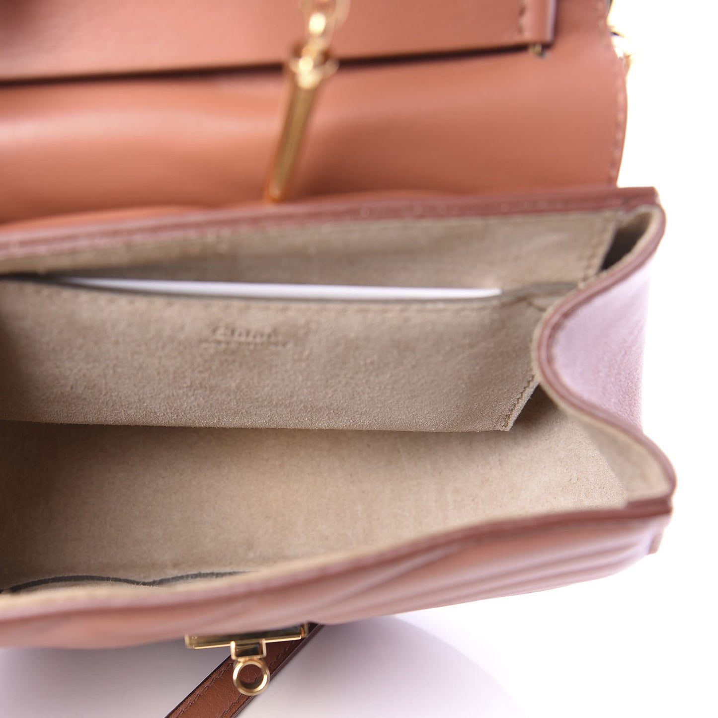 Calfskin Quilted Mini Drew Bijou Shoulder Bag Chestnut Brown