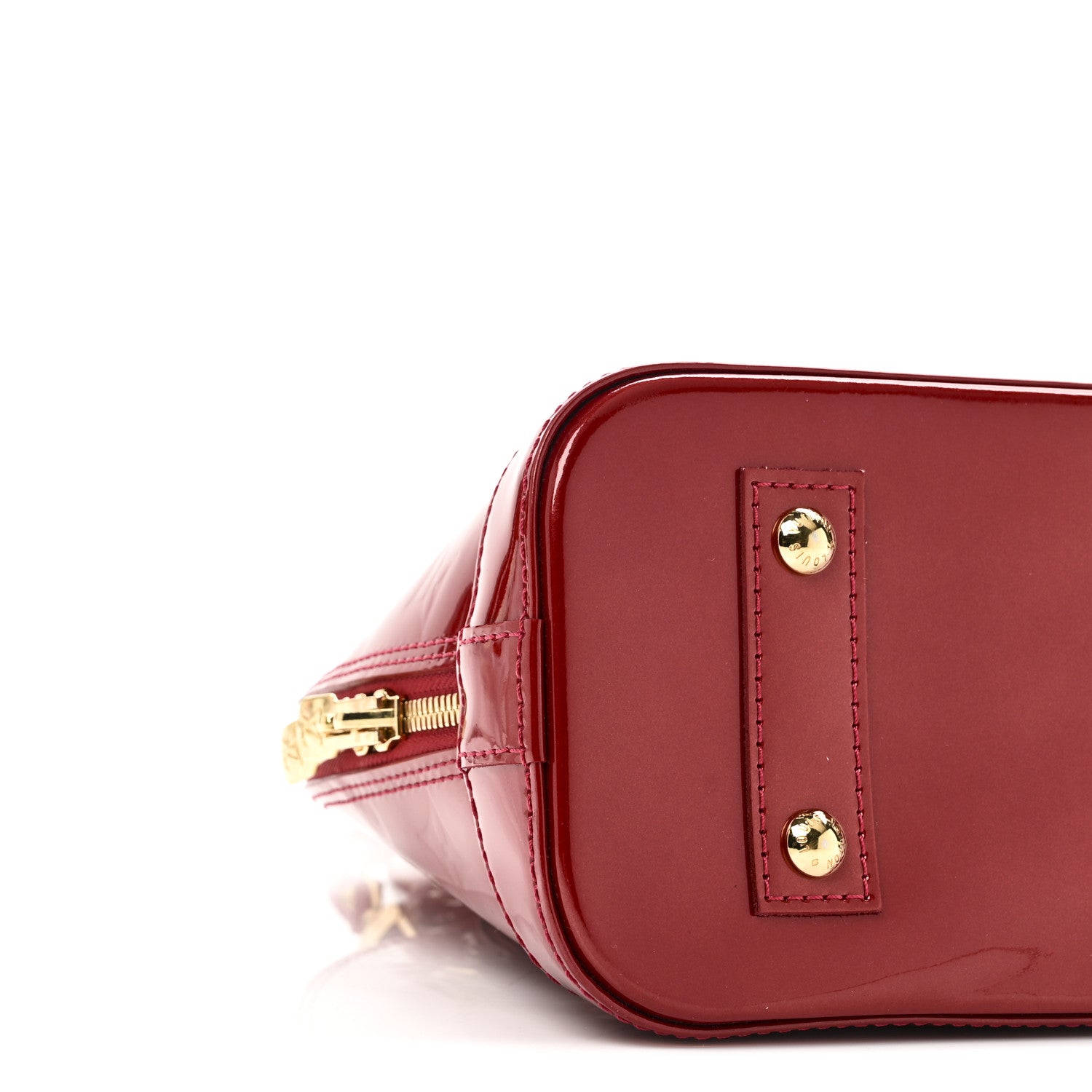 Louis Vuitton Vernis Alma BB Pomme D'Amour 8 of 9