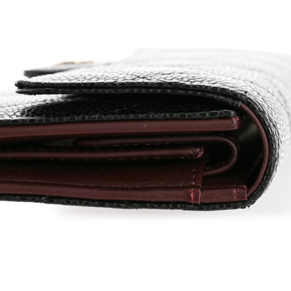 Chanel Caviar Quilted Large Flap Wallet Black 10 of 11