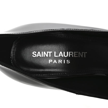 Saint Laurent Patent Opyum 110 Pumps 36 Black Silver 8 of 9