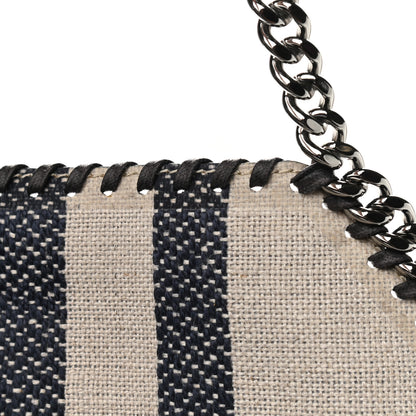 Stella McCartney Canvas Striped Falabella Reversible Tote Navy 15 of 15