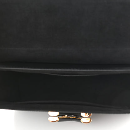 Louis Vuitton Epi Twist Shoulder Bag MM Matte Black Gold 5 of 11