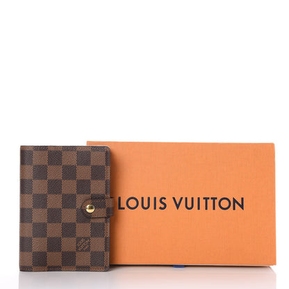 Louis Vuitton Damier Ebene Small Ring Agenda Cover 8 of 8