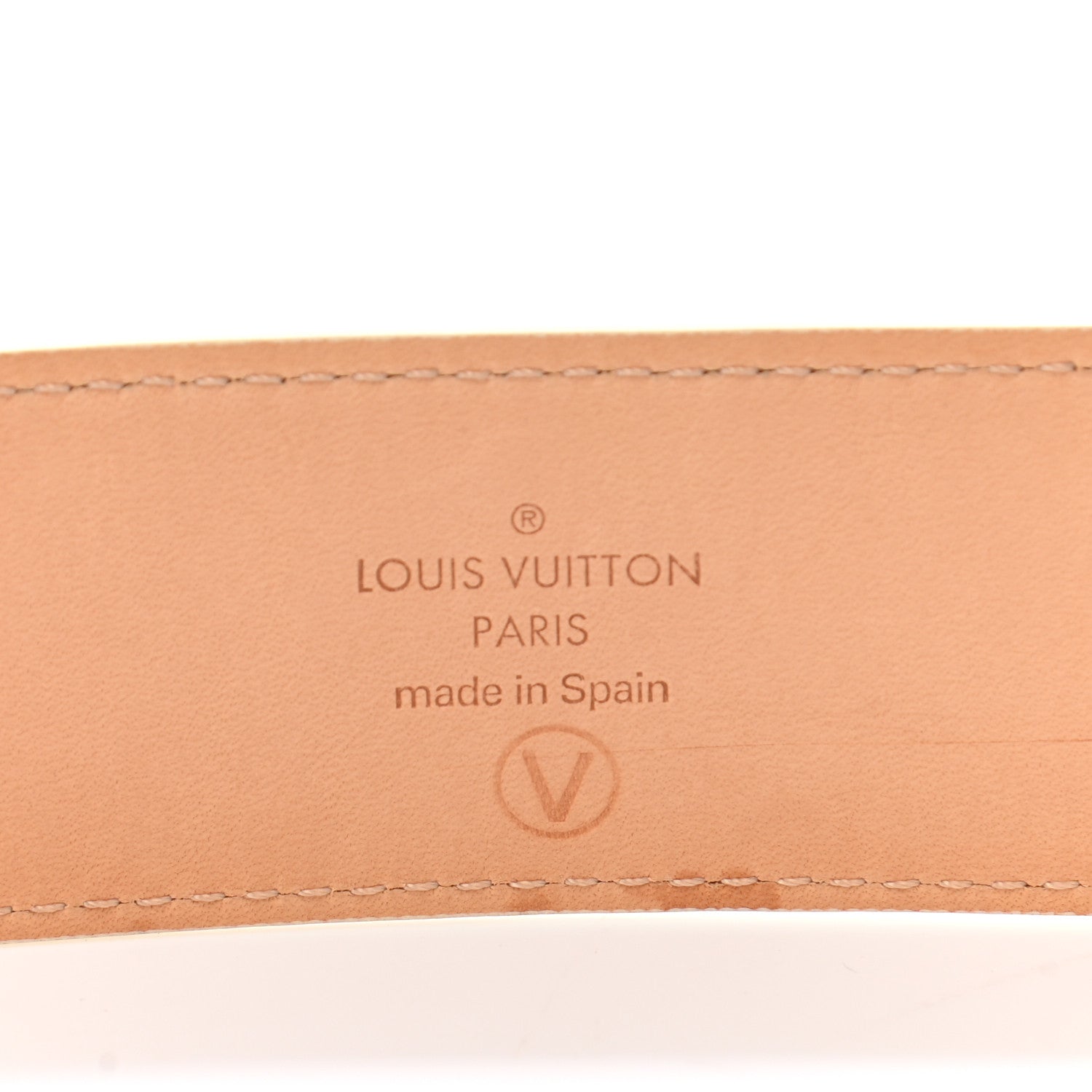 Louis Vuitton Epi Belt 90 36 Ivory 3 of 8