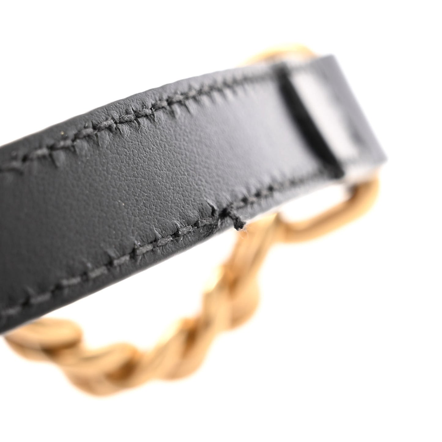 Calfskin Matelasse Small GG Marmont Chain Shoulder Bag Black