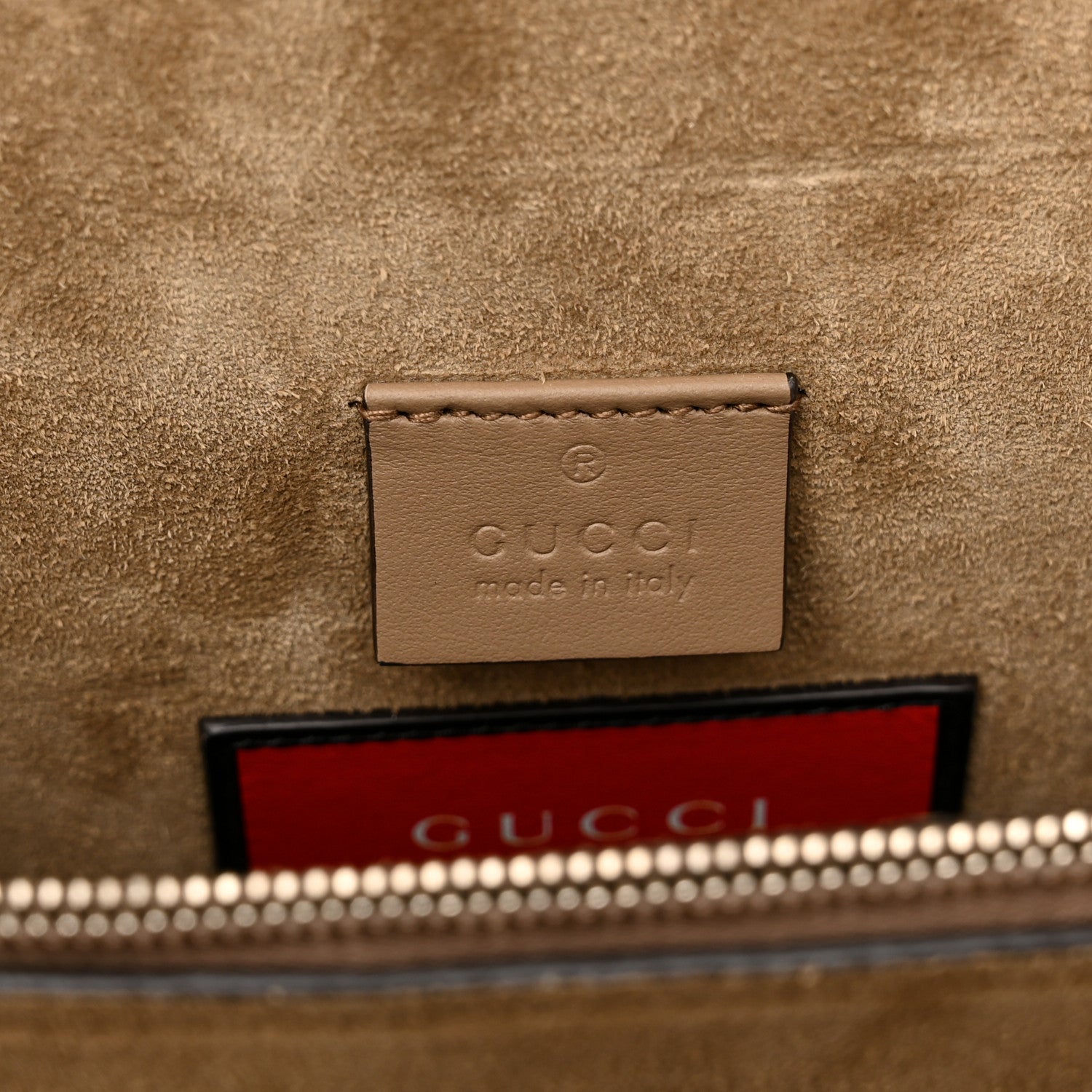 Gucci GG Supreme Monogram Lightning Embroidered Medium Dionysus Shoulder Bag Beige 6 of 11