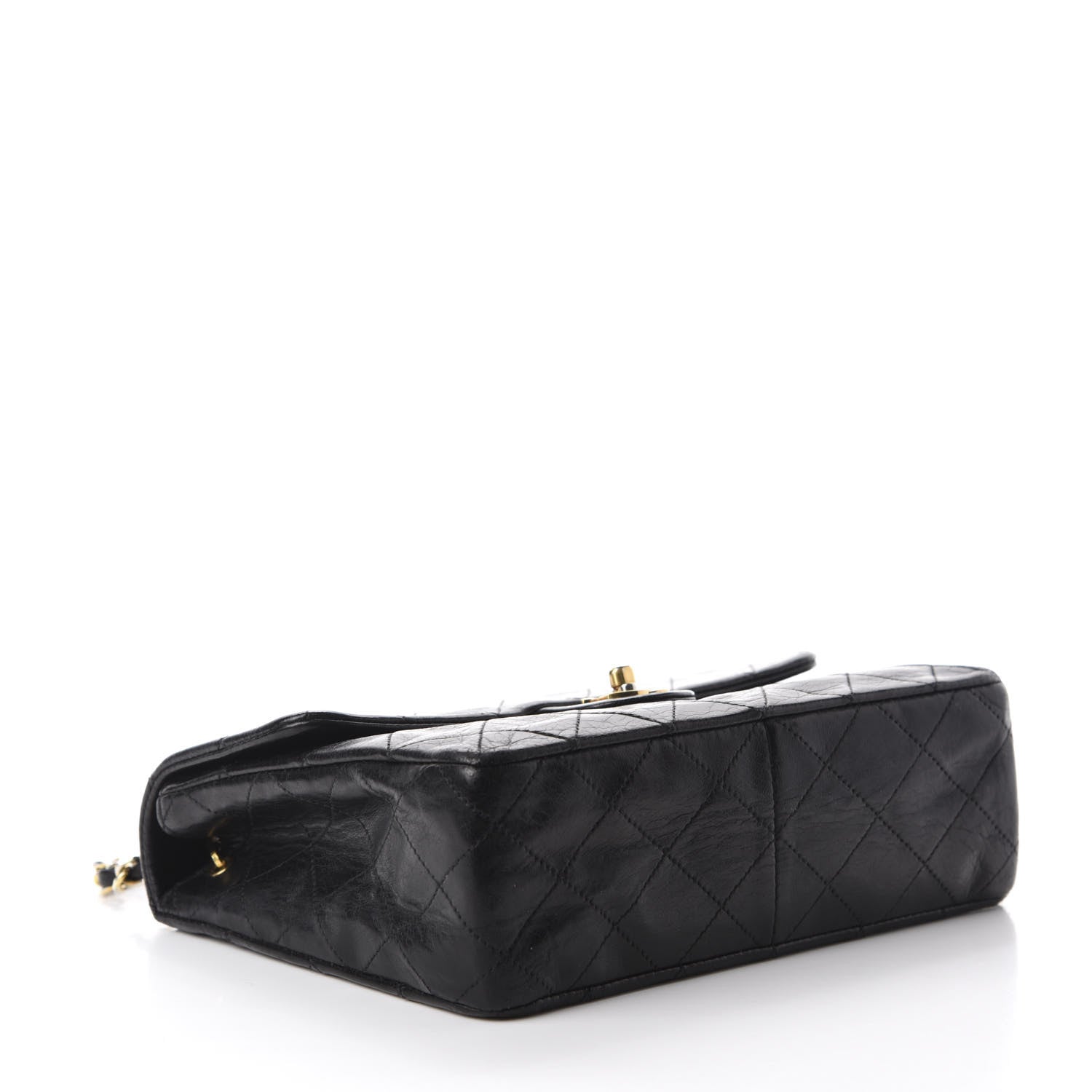 Chanel Lambskin Quilted Mini Square Flap Black 4 of 13
