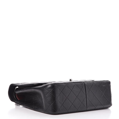 Chanel Caviar Quilted Jumbo Double Flap Black 4 of 12