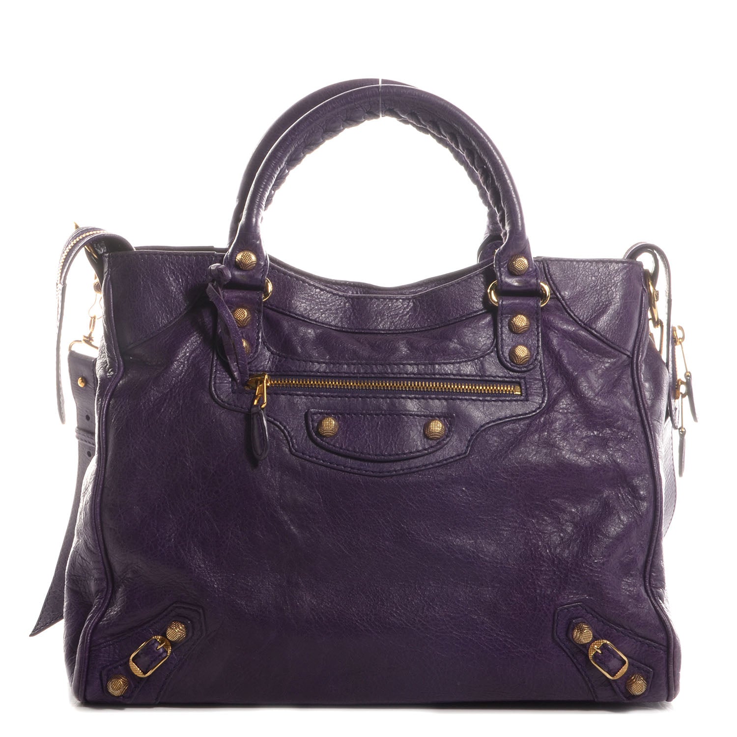 Balenciaga Agneau Giant 12 Gold Hardware Velo Dark Violet 1 of 10