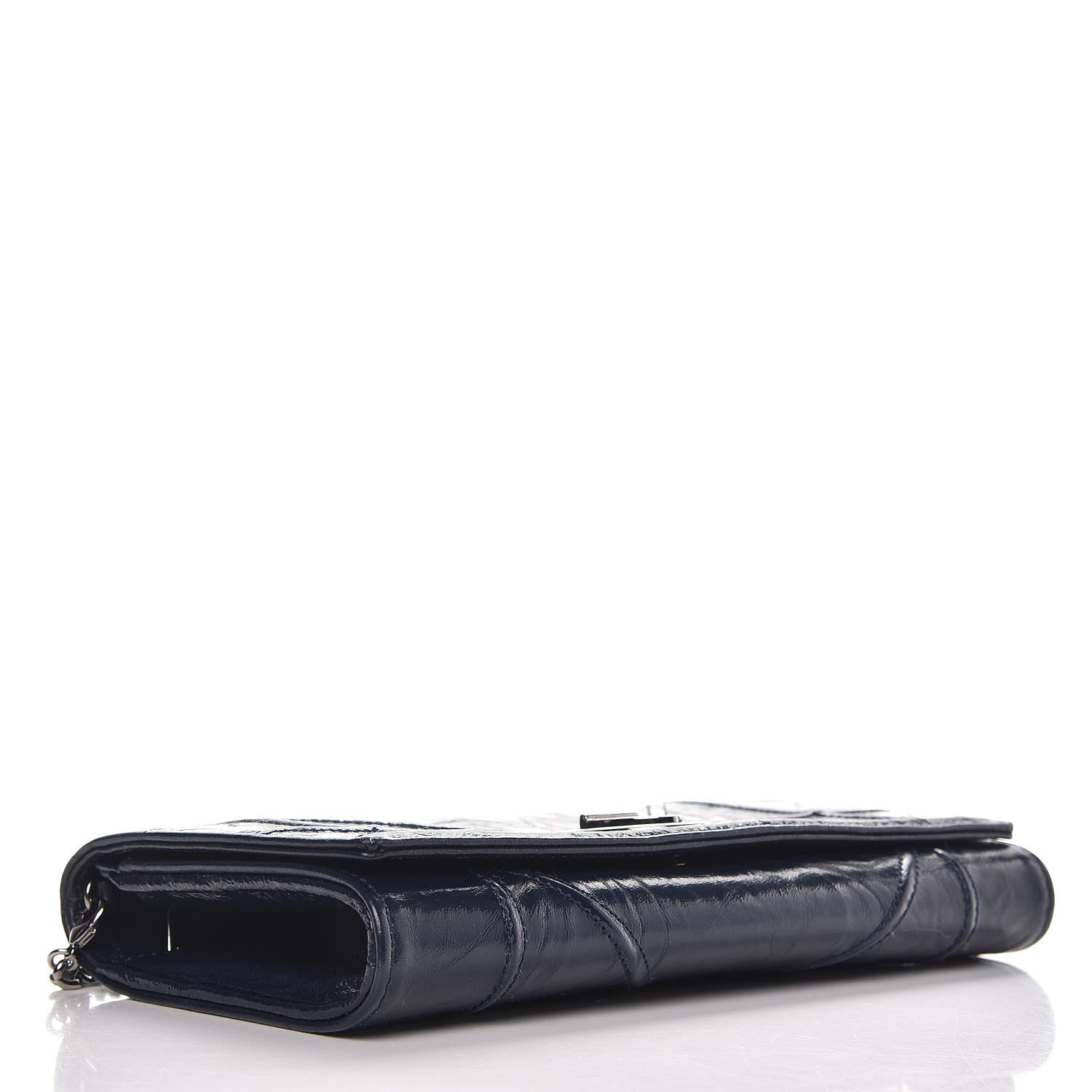Christian Dior Lambskin Diorama Croisiere Wallet Dark Marine 4 of 10