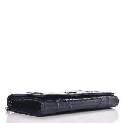 Christian Dior Lambskin Diorama Croisiere Wallet Dark Marine 4 of 10