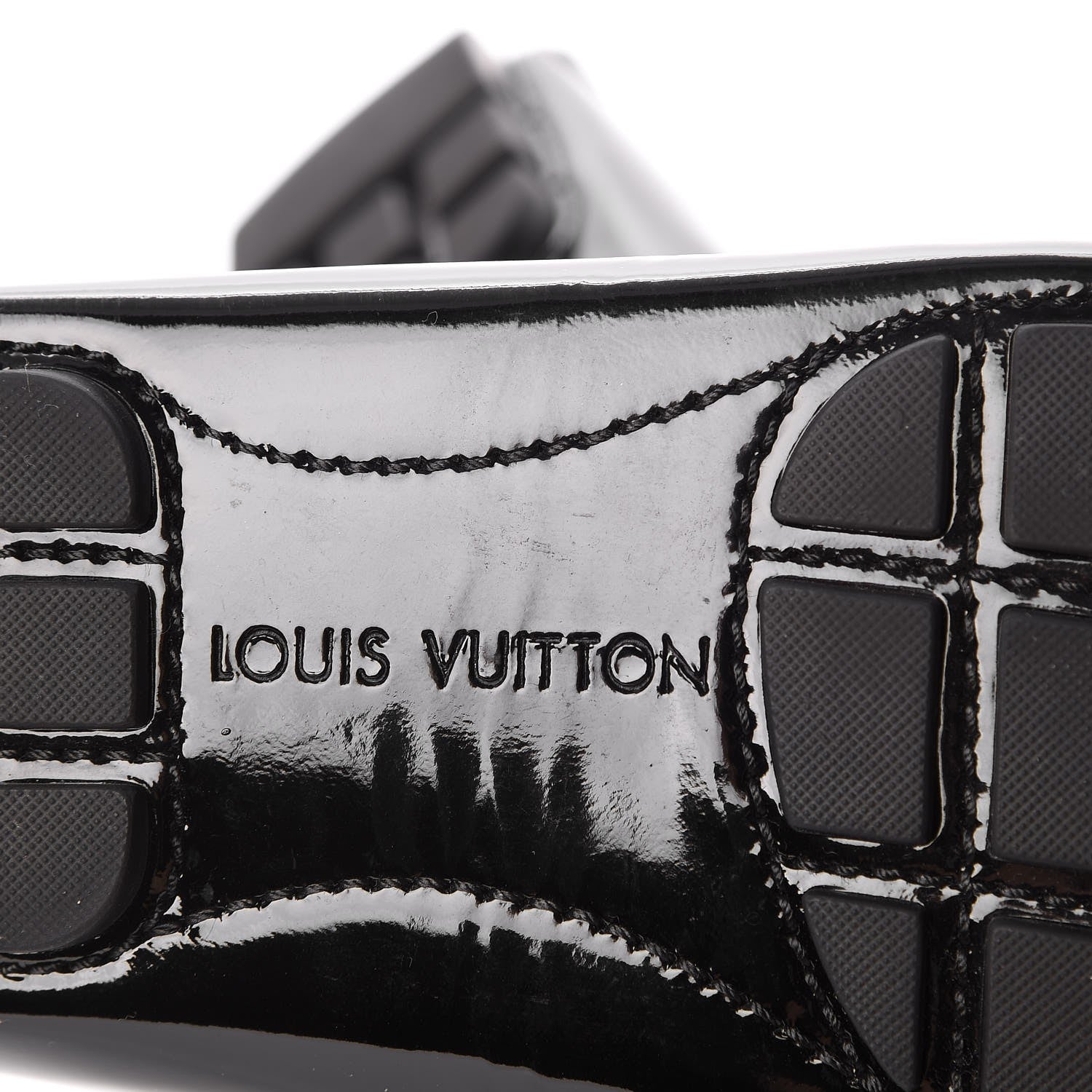 Louis Vuitton Patent Mens Monte Carlo Loafers 10 Black 7 of 13