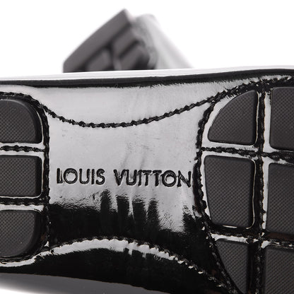 Louis Vuitton Patent Mens Monte Carlo Loafers 10 Black 7 of 13
