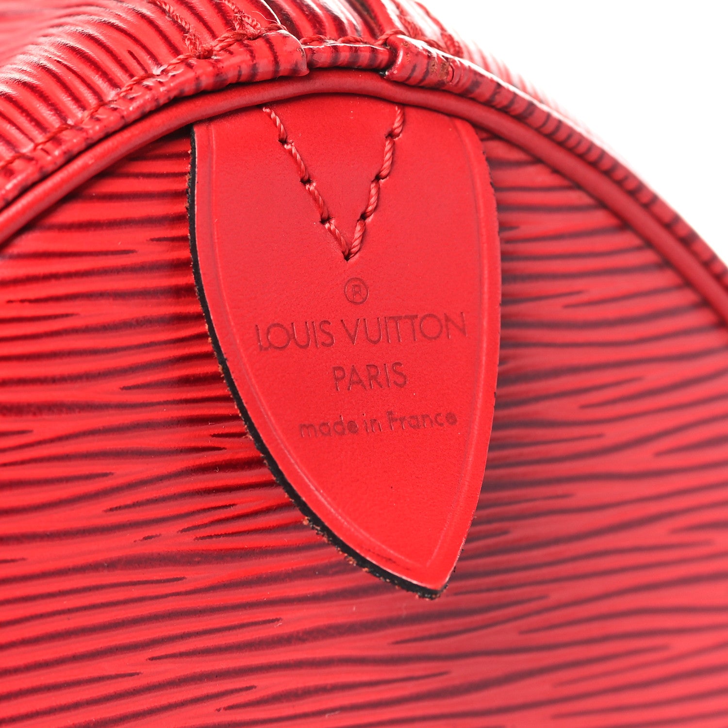 Louis Vuitton Epi Speedy 30 Castillan Red 6 of 10