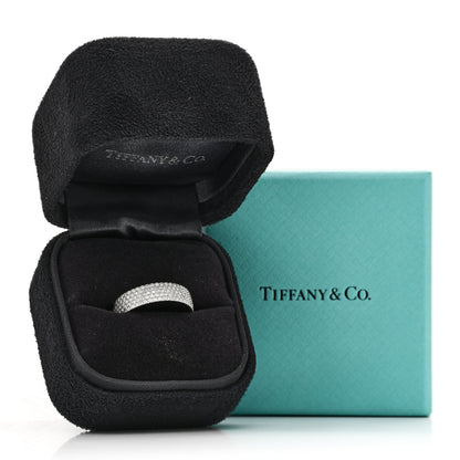 Tiffany 18K White Gold Diamond Metro Five-Row Ring 53 6.5 5 of 5
