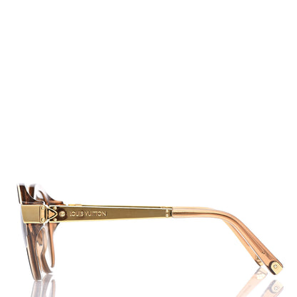 Louis Vuitton Petit Soupcon Cat Eye Sunglasses Z0487W Brown 3 of 8